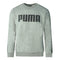 Puma Velvet Taped Logo Grey Sweatshirt - Nova Clothing